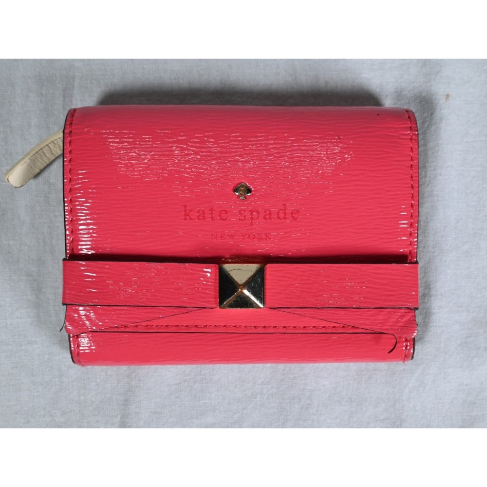 Kate Spade New York Darla Coin Case Wallet Textured Leather